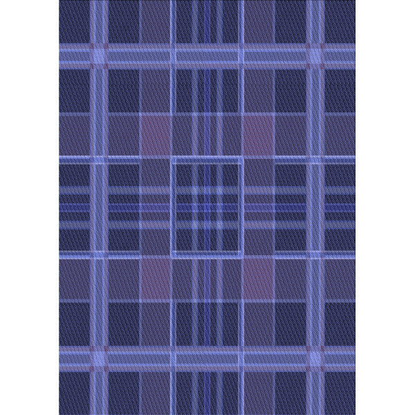 East Urban Home Plaid Wool Blue Area Rug Wayfair