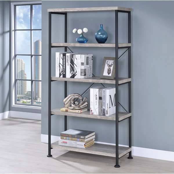 Rubio Etagere Bookcase by Gracie Oaks