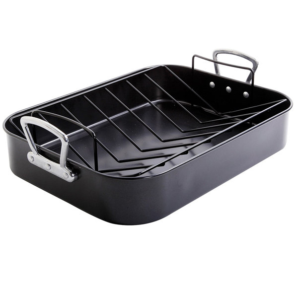 Broxton 12.5 Turkey Roaster with V-Rack by Gibson| @ $35.99
