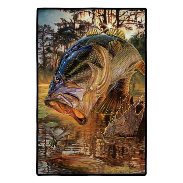 Millwood Pines Cornejo Dragon Slayer Largemouth Bass 36 In X 24