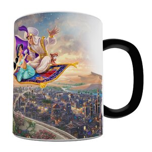 Aladdin and Princess Jasmine Heat Sensitive Coffee Mug