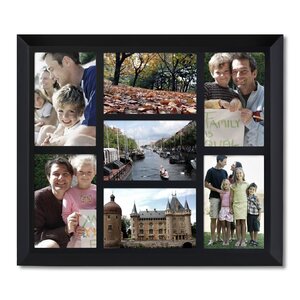 7 Slot Square Wood Picture Frame