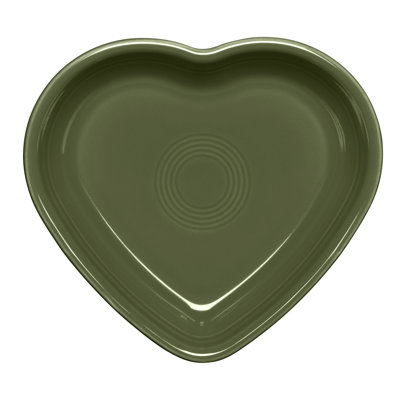 Fiesta Medium Heart Bowl Fiesta Color Sage
