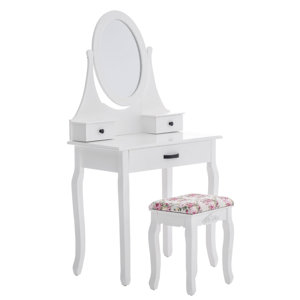 Schminktisch-Set Guenat mit Spiegel von All Home
