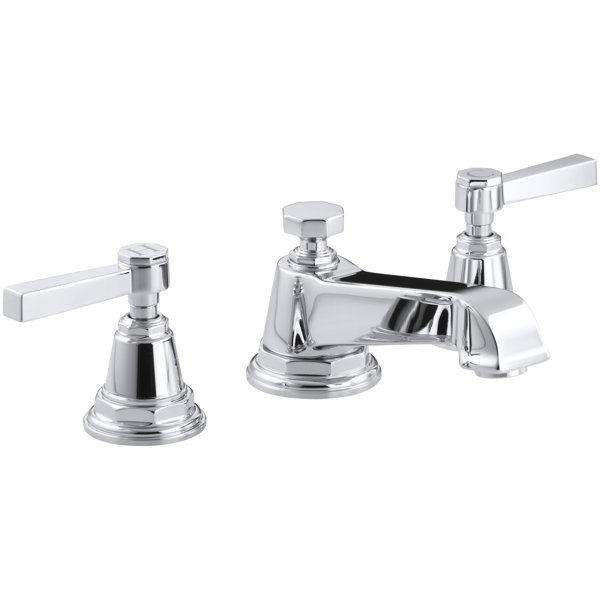 Pinstripe Widespread Bathroom Faucet with Drain Assembly by Kohler