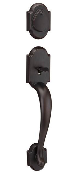 Austin Signature Series Dummy Handleset, Exterior Handle Only by Kwikset