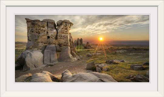 'Medicine Rocks State Park Montana' Photographic Print