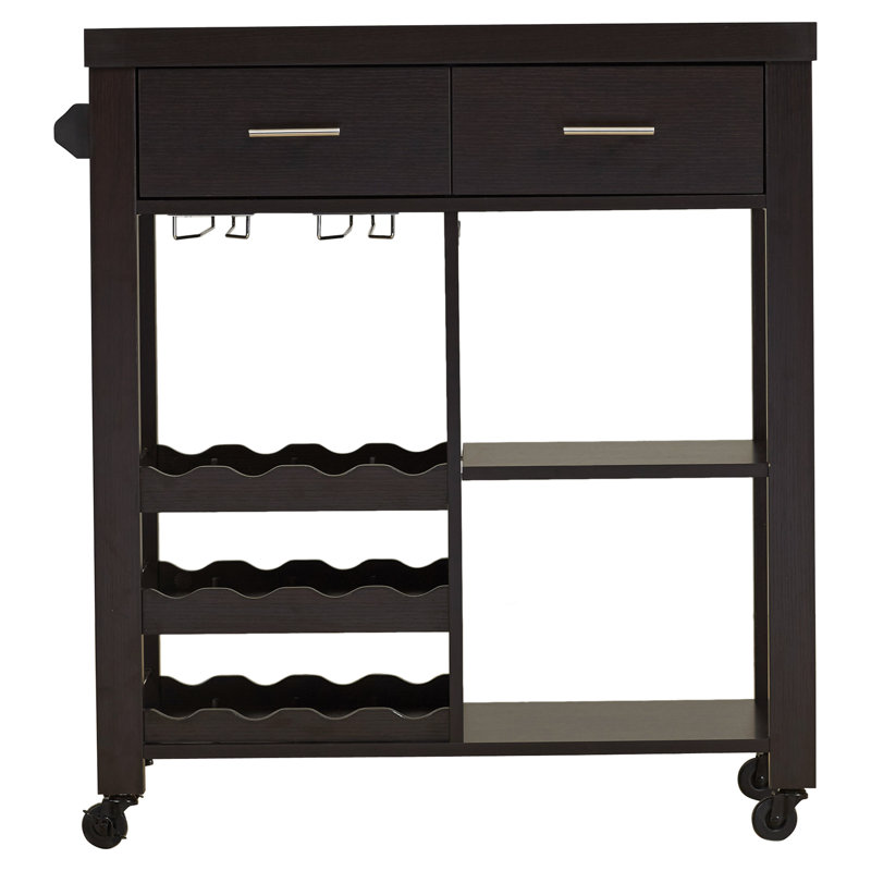 Charlton Home Sanderson Bar Cart & Reviews Wayfair
