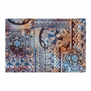 Italian Style Rugs Wayfair Victoria Krupp Italian Tiles Digital Blue Area Rug