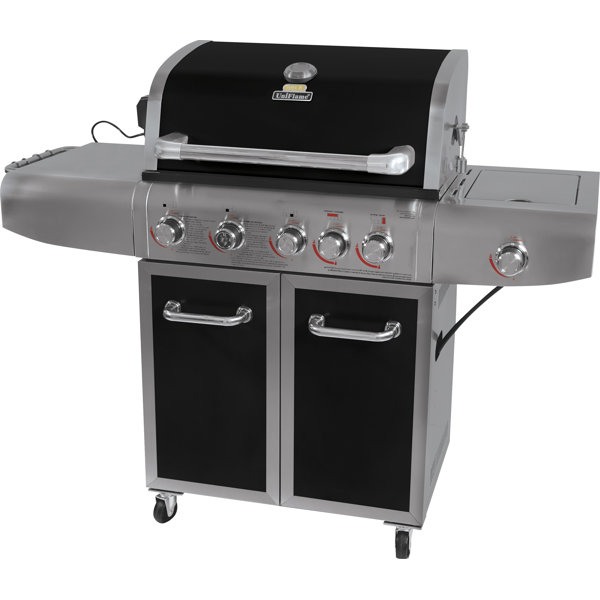 Barbecue 6-Burner Propane Gas Grill with Cabinet by Uniflame Corporation