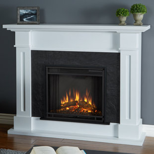 Dual Sided Electric Fireplace Wayfair