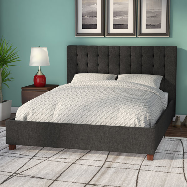Reviews Littrell Upholstered Platform Bed By Wade Logan Today Sale Only