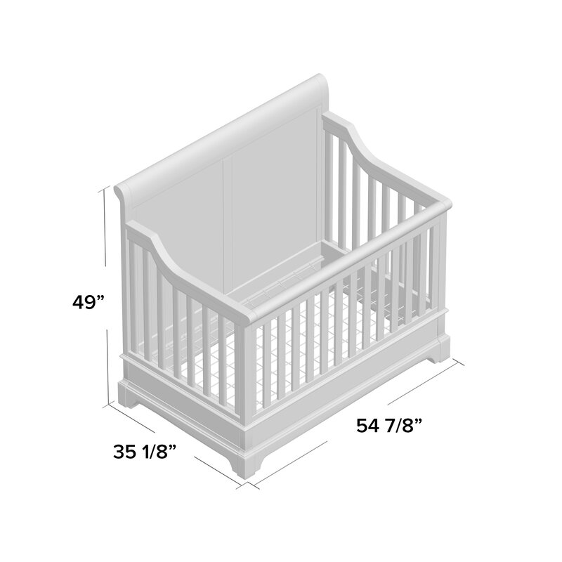 Bertini Pembrooke 5 In 1 Convertible Crib Reviews Wayfair