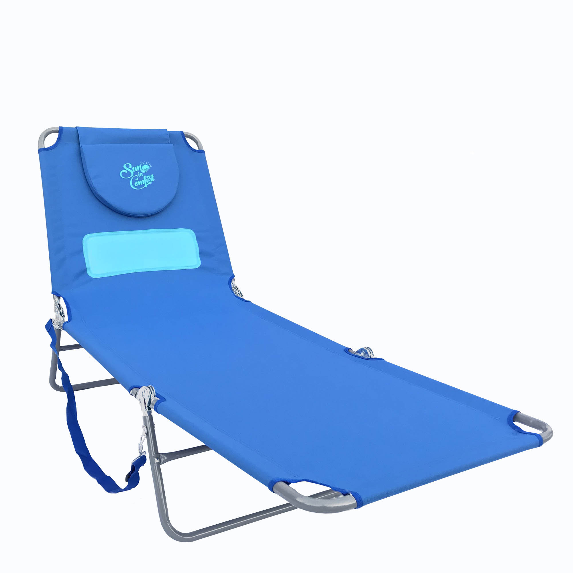 Sun In Comfort Ladies Comfort Furniture Hootie Reclining Beach Chair With Cushion Reviews Wayfair