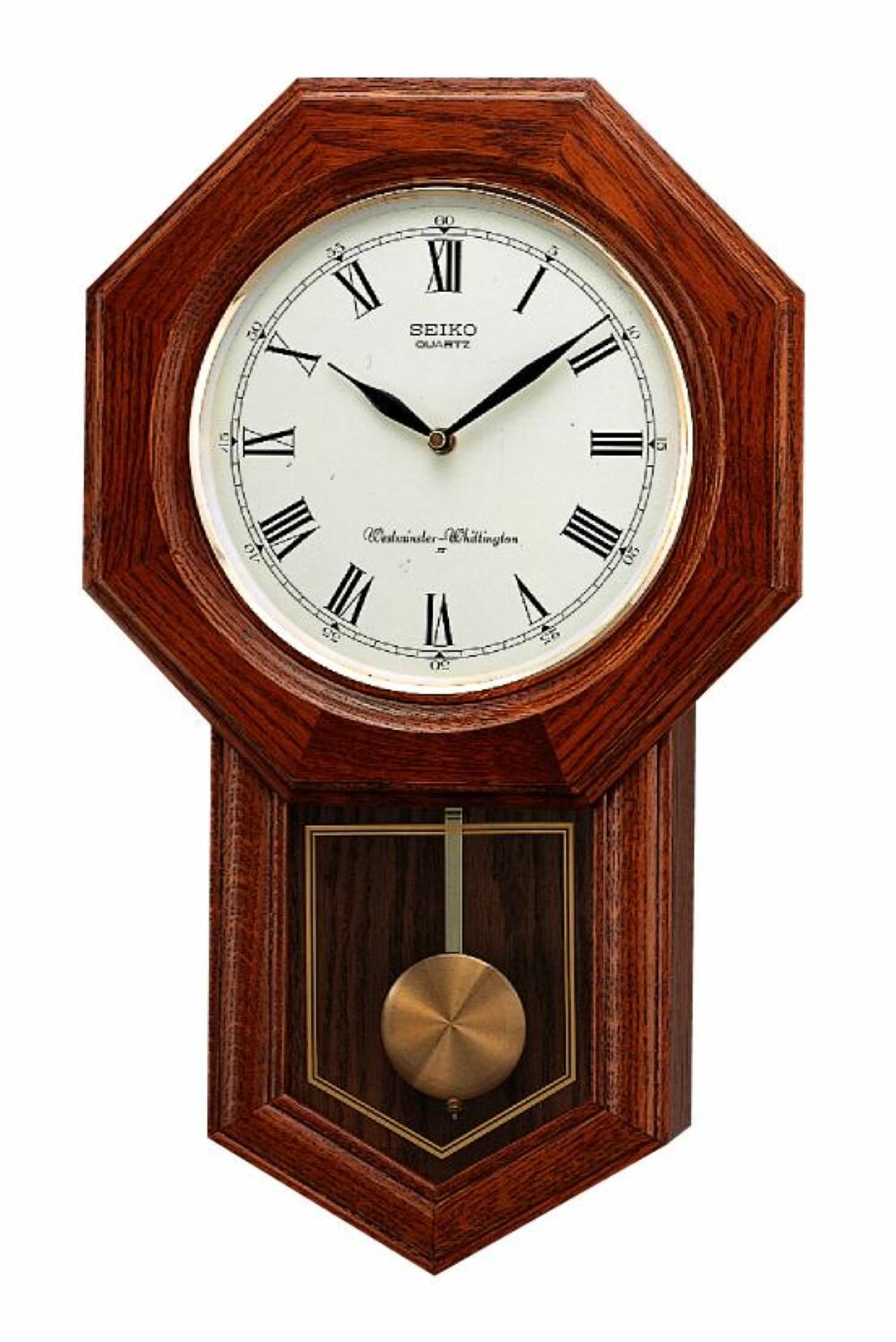 Seiko Oak Wall Clock Wayfair