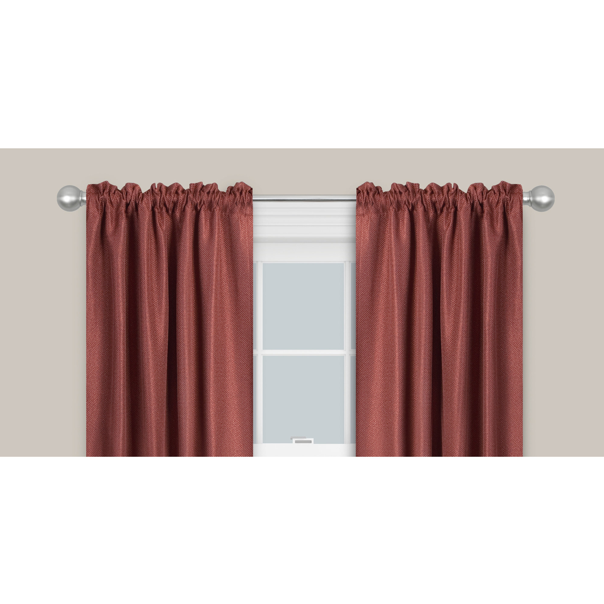 Red Barrel Studio Doak Smart Easy Install Drapery Window Curtain