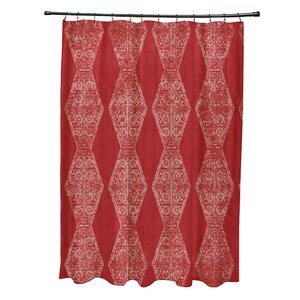 Soluri Pyramid Print Shower Curtain