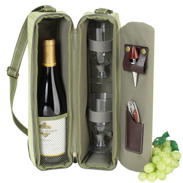 Wine Tote, insulated - mb greene