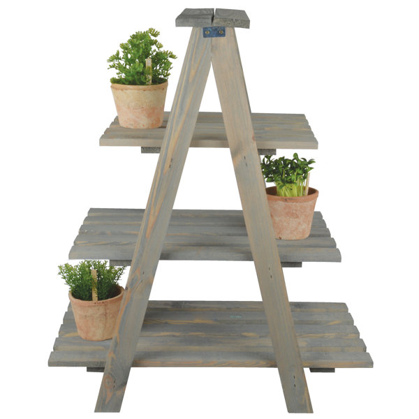 Wood Triangular Plant Stand by EsschertDesign| @ $46.99