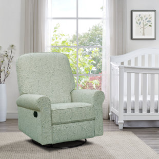 green nursery chair