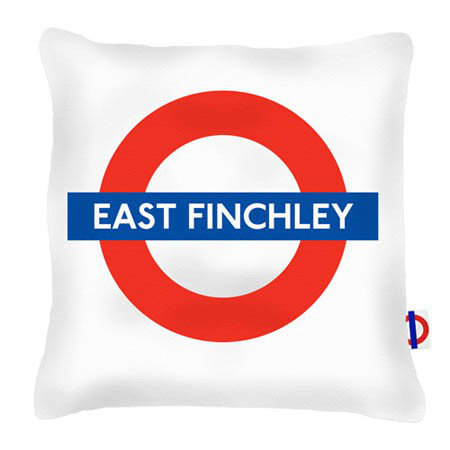 Gulf Breeze East Finchley Tube Station Cushion London Transport
