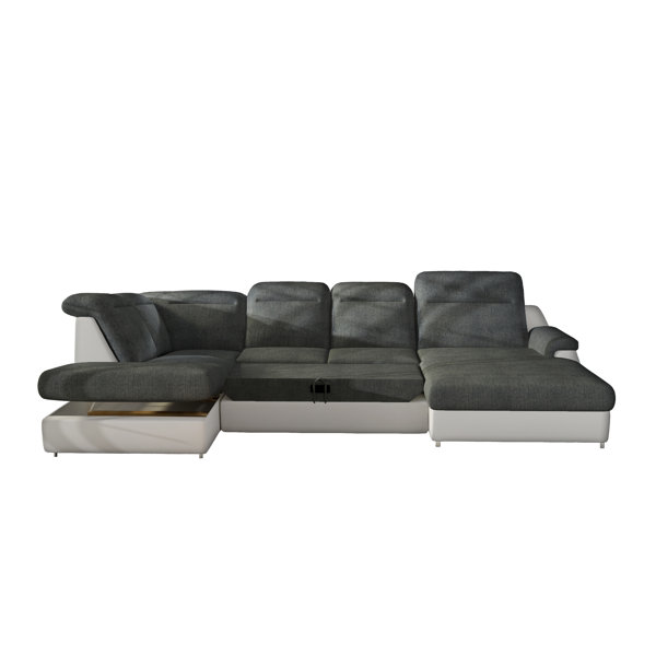 Oakern XL Sleeper Sectional By Orren Ellis Great price