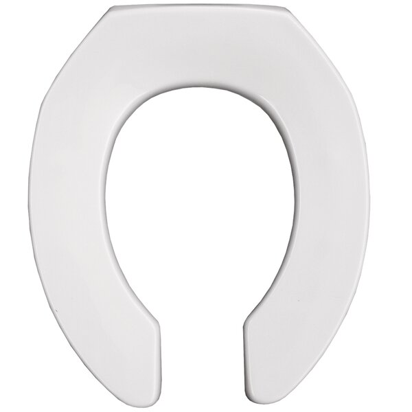 Medic-Aid Open Front Round Raised Toilet Seat by Bemis