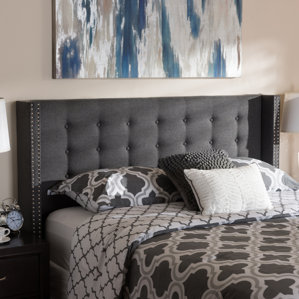Jude Upholstered Wingback Headboard by Ivy Bronx
