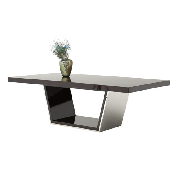 Clower Metal Top Dining Table by Orren Ellis Orren Ellis