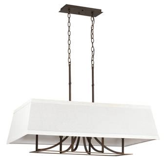 Red Barrel Studio Bilski 6 Light Kitchen Island Linear Pendant Reviews Wayfair