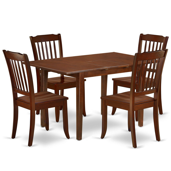 New Kolton 5 Piece Extendable Solid Wood Dining Set By August Grove Today Sale Only