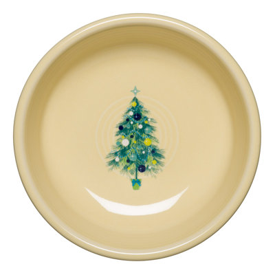 Fiesta Blue Christmas Tree Small Bowl Fiesta