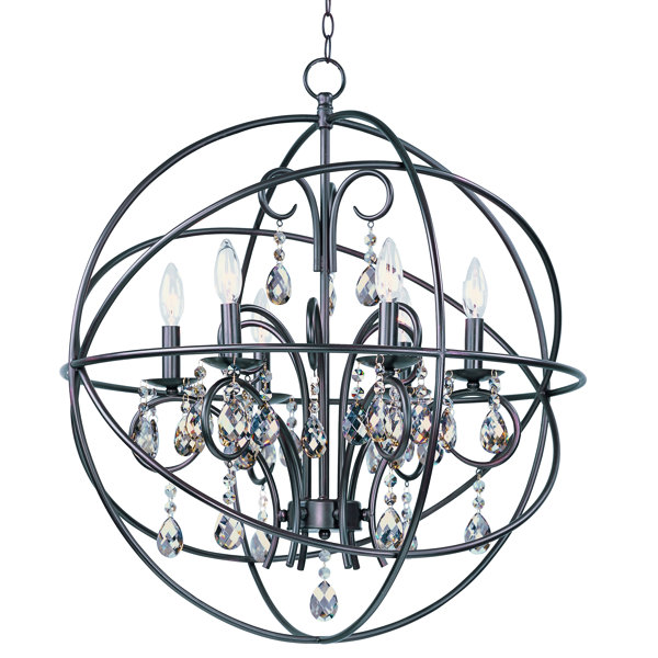 Alden 6-Light Globe Chandelier by Willa Arlo Inter