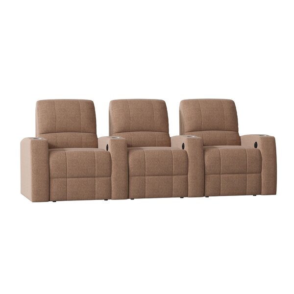 Sloane Manual Reclining Curved Home Theater Sofa (Row Of 3) By Palliser Furniture