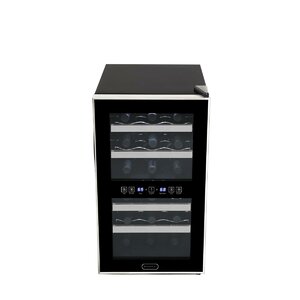 18 Bottle Dual Zone Freestanding Wine Cooler