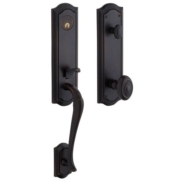 Bethpage Single Cylinder Handleset with Interior Knob and Emergency Egress by Baldwin