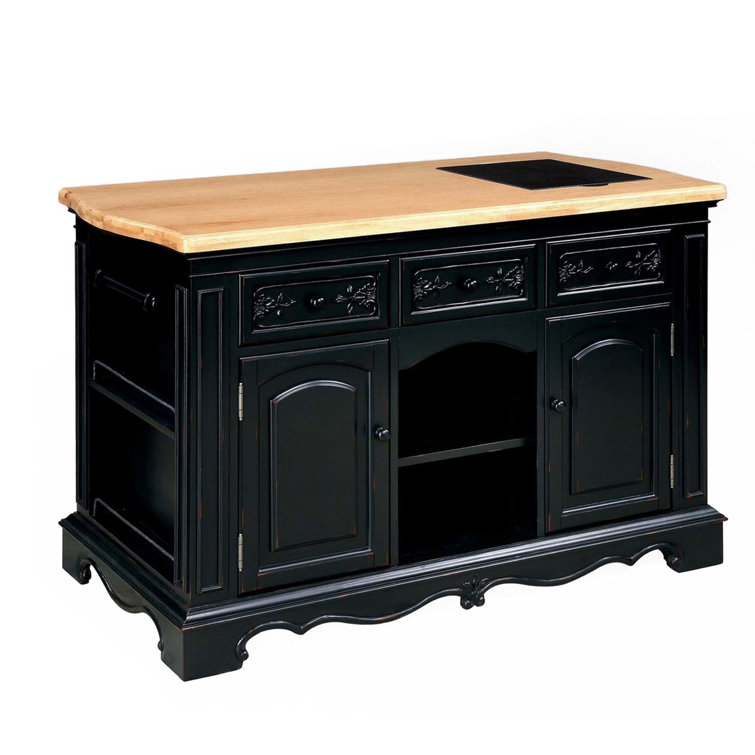 Benjara Kitchen Island With Granite Top Wayfair