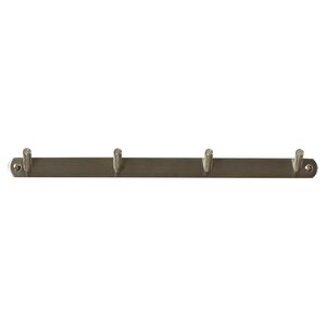 Wantaugh 4 Hook Wall Mounted Coat Rack