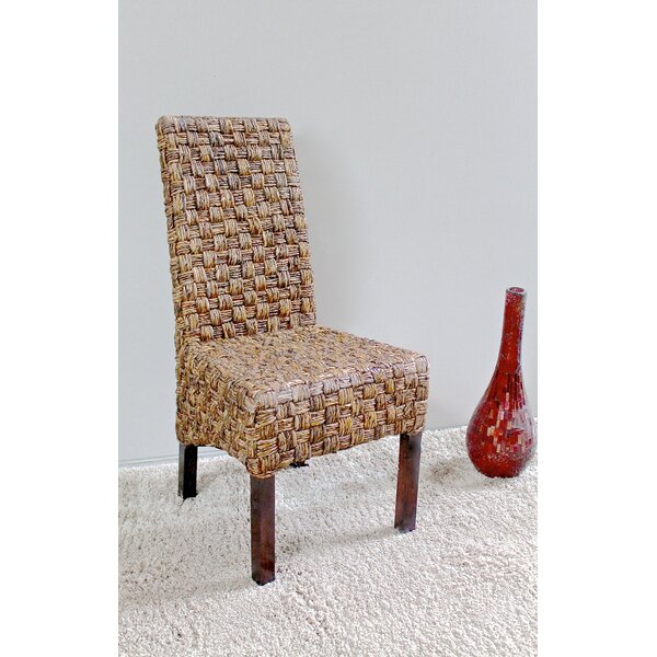 Tontouta Upholstered Dining Chair In Mahogany (Set Of 2) By World Menagerie