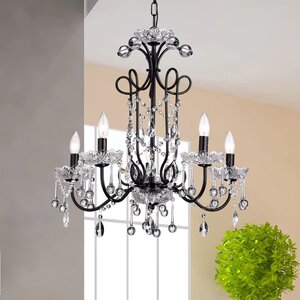 Maldita 5-Light Candle-Style Chandelier