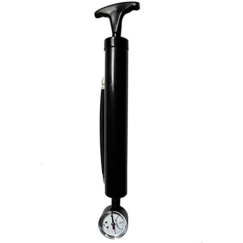 Ktaxon Ball Hand Air Pump Kit With Pressure Gauge Extra Needles