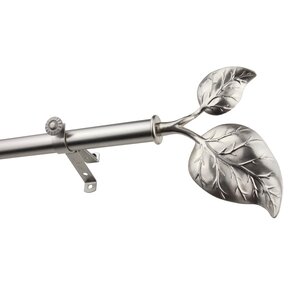 Sycamore Single Curtain Rod and Hardware Set