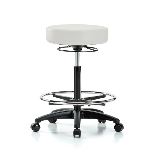 Perch Height Adjustable Lab Stool With Foot Ring By Perch Chairs Stools