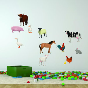 Farm Animal Set Wall Decal