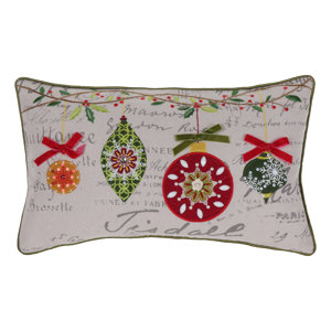 Broad Brook Mini Ornaments Throw Pillow