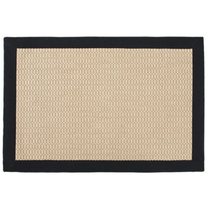 Sisal Jacquard Chevron Blended Toupe Indoor/Outdoor Area Rug
