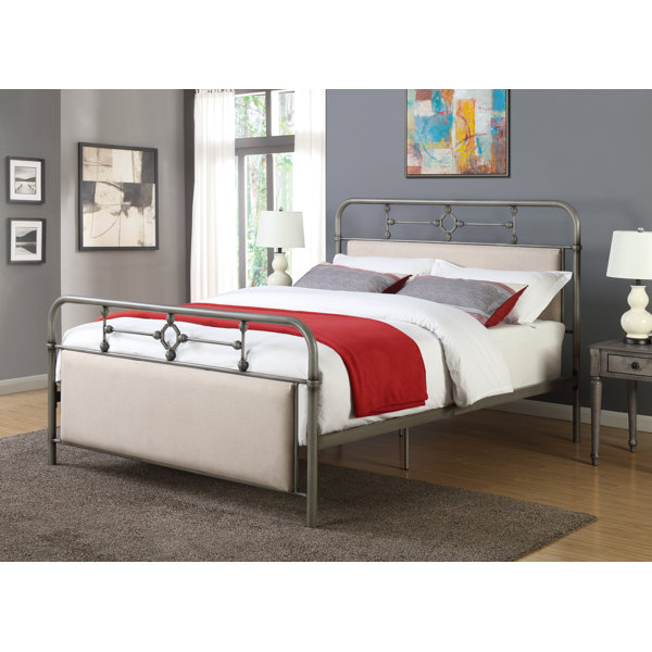 Bargain Daniels Metal Queen Upholstered Standard Bed By Charlton Home Purchase