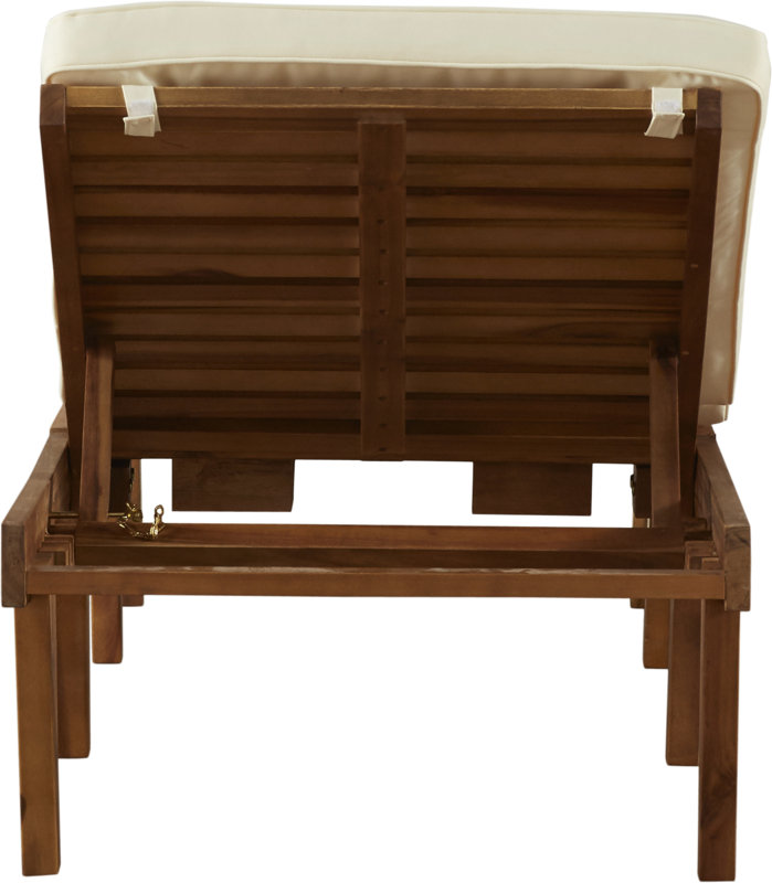 Mercury Row Ardsley Reclining Chaise Lounge with Cushion & Reviews