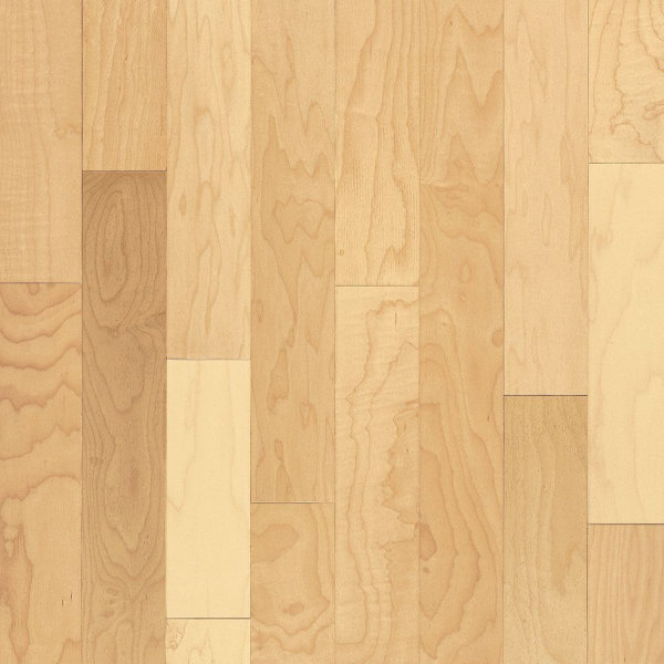 Kennedale Strip 2-1/4 Solid Maple Hardwood Flooring in Semi Gloss Natural by Bruce Flooring