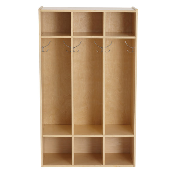 Birch Streamline 3 Section Coat Locker by ECR4kids